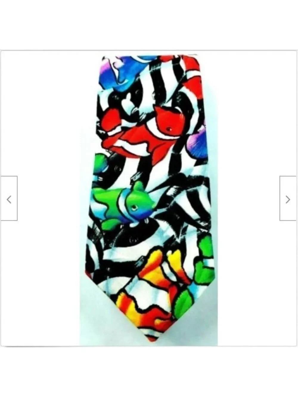 Clown Fish Tie Sea Life Salt Water